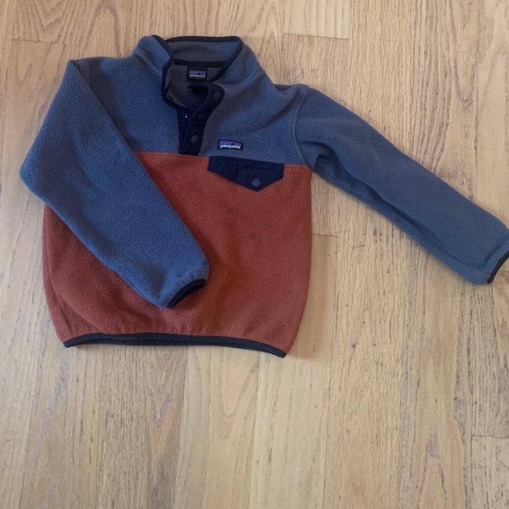 Kids Patagonia Lightweight Synchilla Snap-T Fleece Pullover